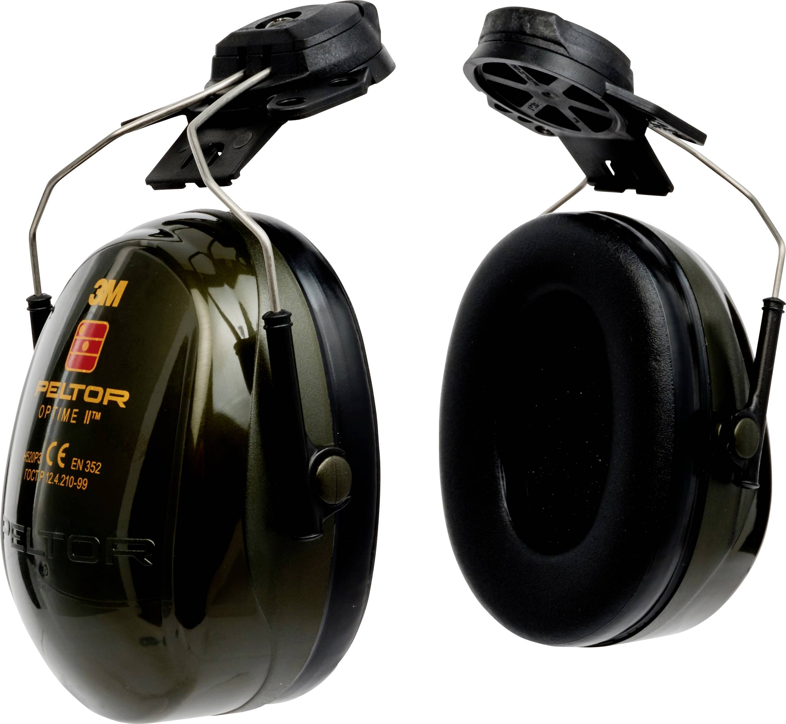 3M Peltor Optime II H520P3E1 Green Over-the-Head Earmuffs
