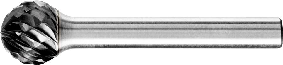 A milling cutter with a spherical metal cutting head. Primarily used for precision machining on various materials.