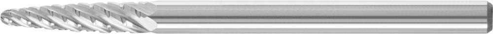 Metal milling cutters with spiralised cutting edges made of gleaming steel, suitable for drilling or milling work.