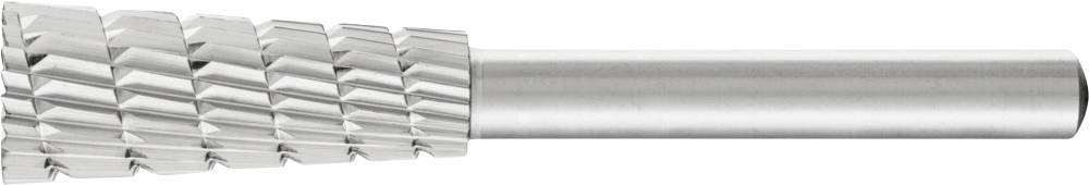 Metal milling cutters with cylindrical shank and spiral-fluted cutting edge, suitable for machining metals or similar materials.