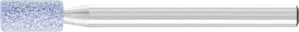 A cylindrical, blue grinding pin with a metallic shaft.