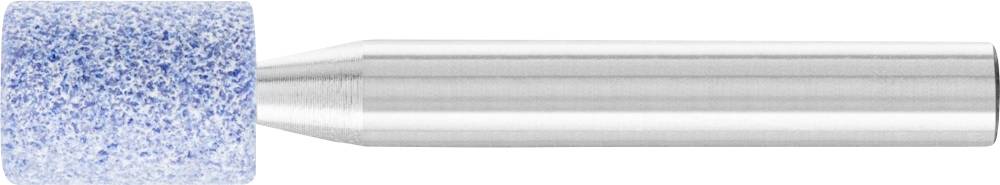Metal grinding pin with a blue grinding tip, used in metalworking for precise grinding and polishing.