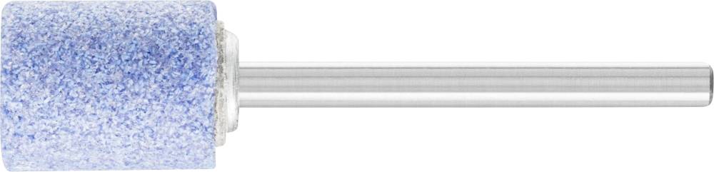 A cylindrical grinding tool with a blue grinding head and a silver handle.