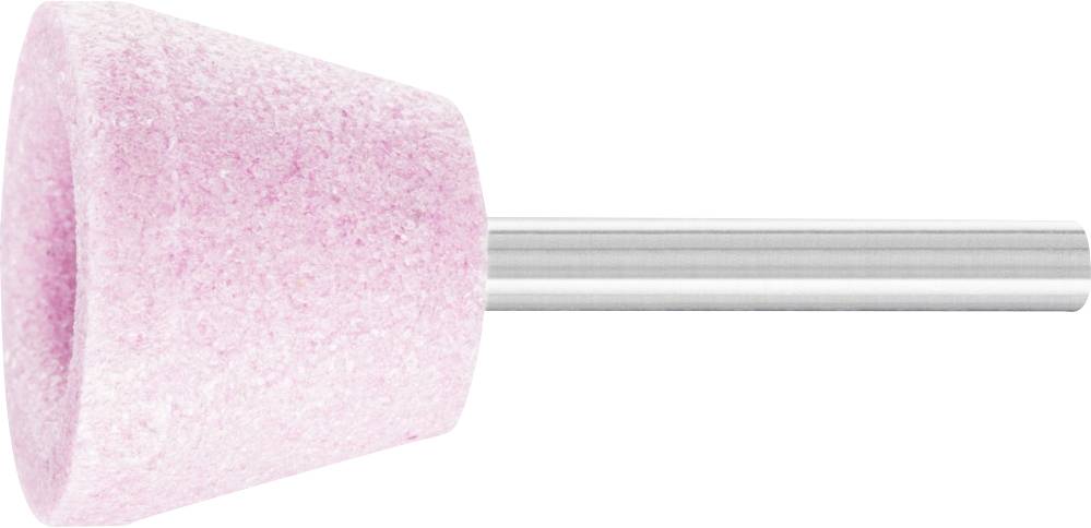 Rose grinding attachment with a conical head and metal handle, primarily used for processing materials in workshops.