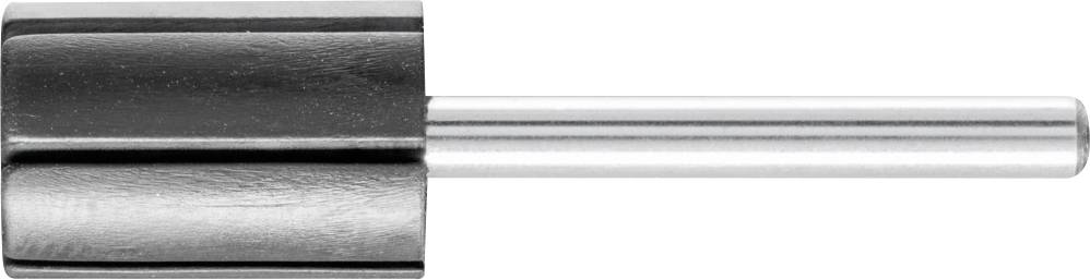 Metal drill with a cylindrical shaft and spiral head, suitable for precision drilling in various materials.