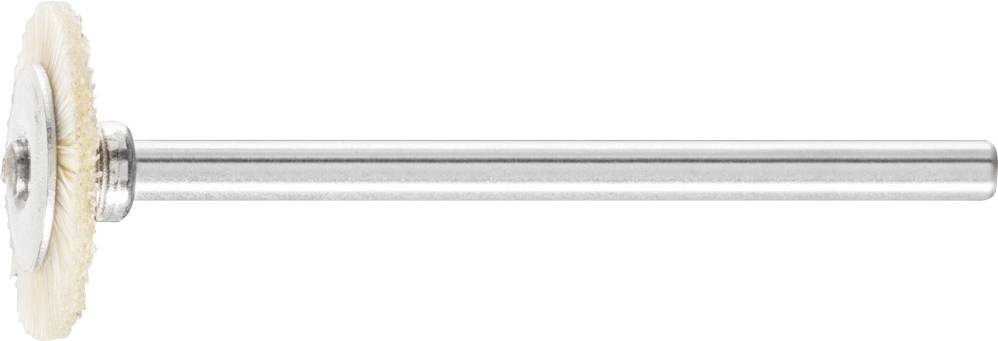 A milling cutter with a long metal handle and rotating brush, used for precision work in the workshop or during craft activities.