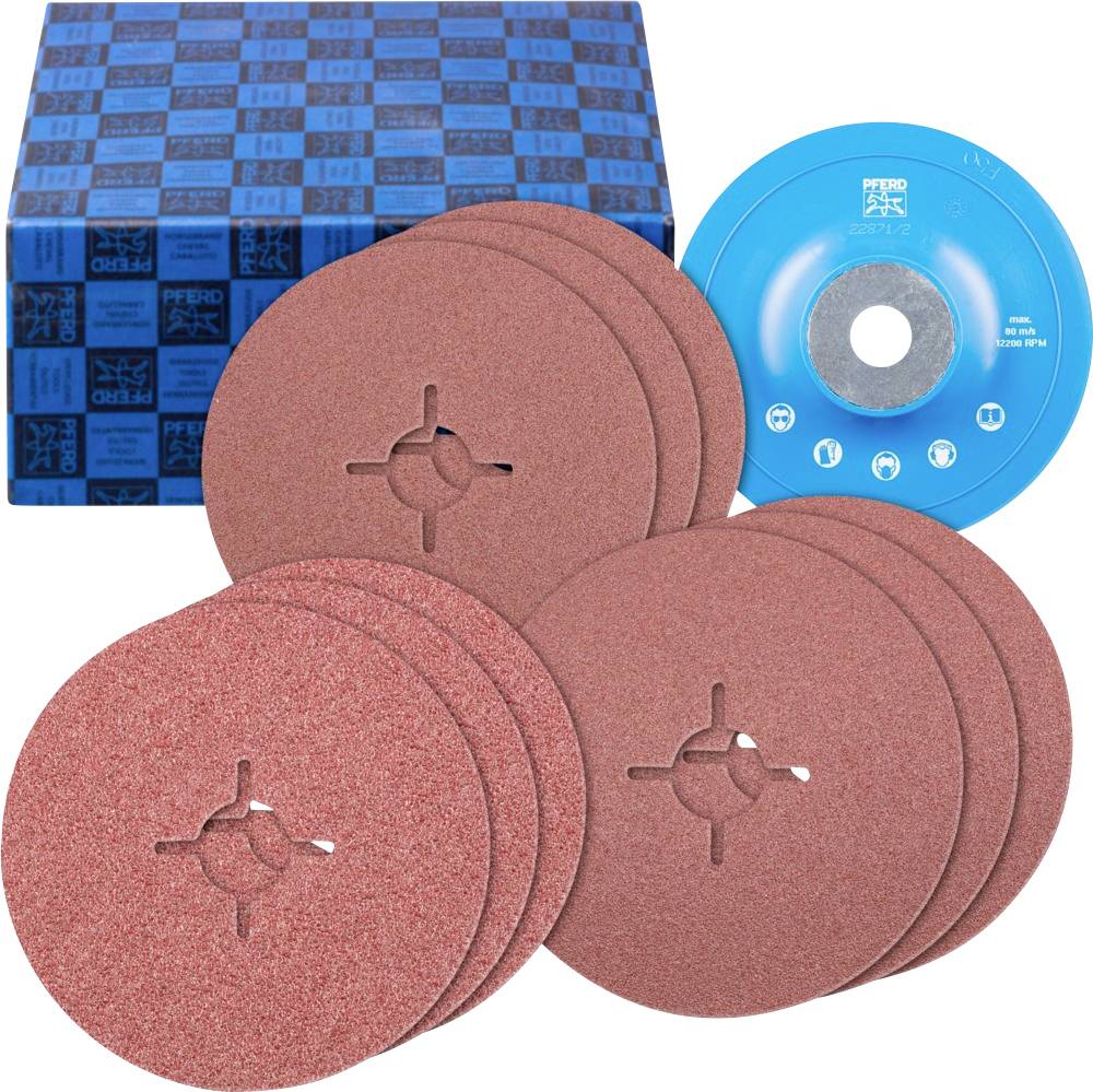 PFERD SET FS 125-22 UNIVERSAL 64198001 Sanding discs (Ø) 125 mm 1 pc(s)