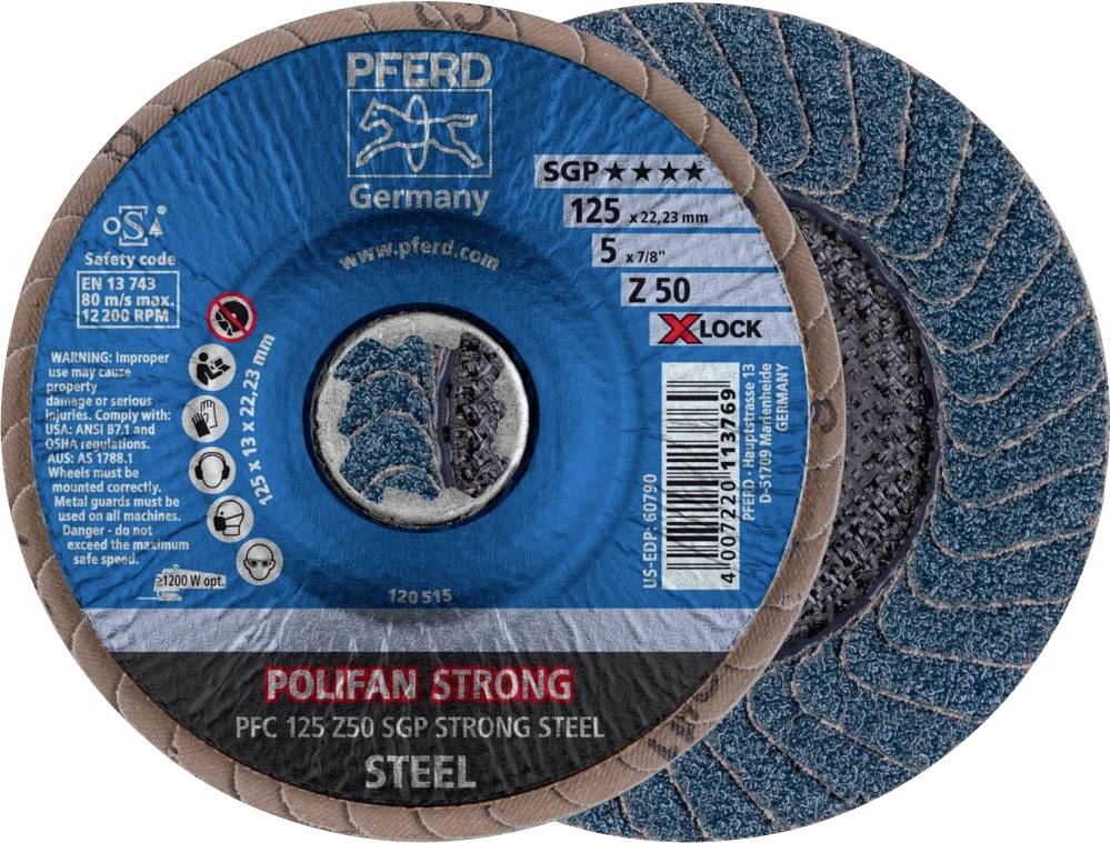 PFERD 67788128 HORSE fan grinding disc Diameter 125 mm 10 pc(s)