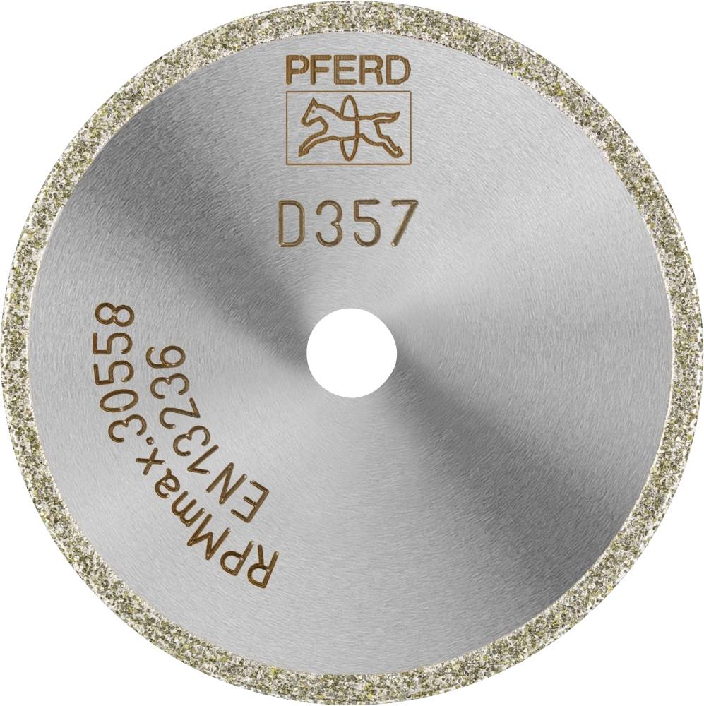 PFERD 68405064 D1A1R 50-2-6 D 357 GAD Diamond cutting disc Diameter 50 mm Bore diameter 6 mm Duroplast, Industrial ceramics