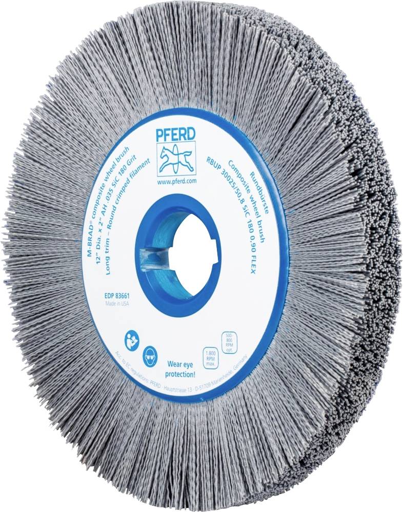 PFERD TOOLS Round brush RBUP 30025/50,8 SiC 180 0,90 FLEX 79183661 1 pc(s)