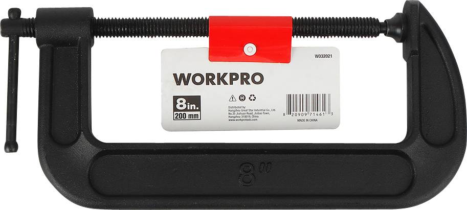 WorkPro W032021WE 200 mm C-Clamp Span width (max.):200 mm Product size (length): 346 mm Nosing length:200 mm