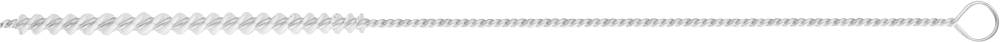 A long, narrow braided rope stretching from left to right across a white, blank background image.