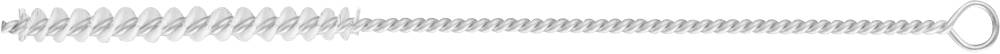A long, spring-loaded metal spiral in the shape of a curved bar extending from left to right.