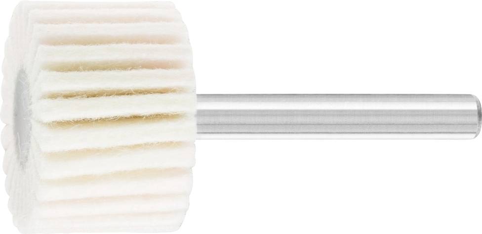 Polishing disc with metal stem, suitable for polishing machines. It is composed of multiple layers of soft material, ideal for polishing.