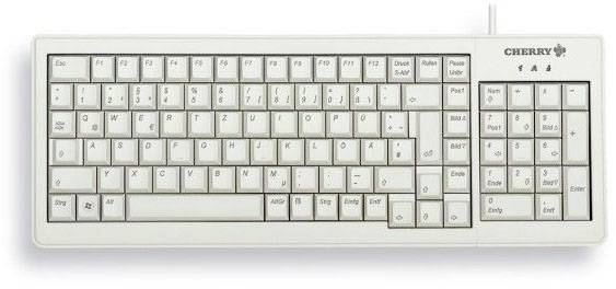 CHERRY G84-5200LCMDE-0 Corded Keyboard German, QWERTZ Grey