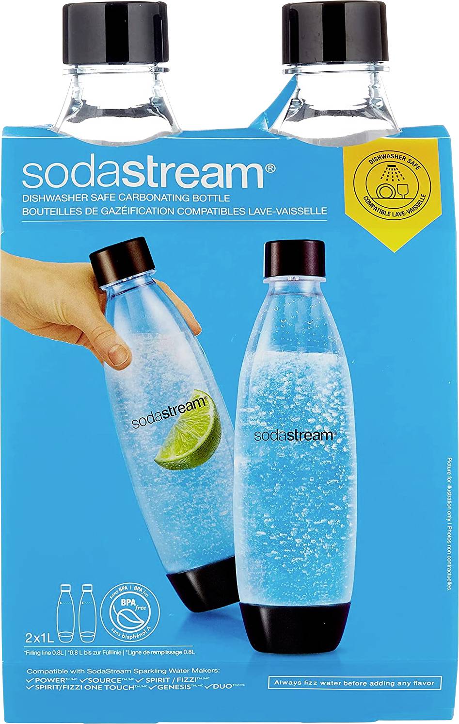 Sodastream PET bottle Duo Twinpack Fuse 1l DWS