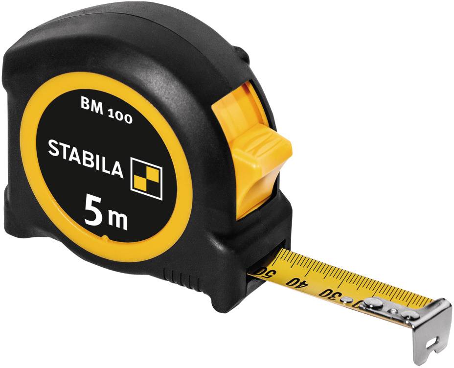 Stabila BM 100 (mm) 19566 Tape measure 5 m Acrylonitrile butadiene styrene