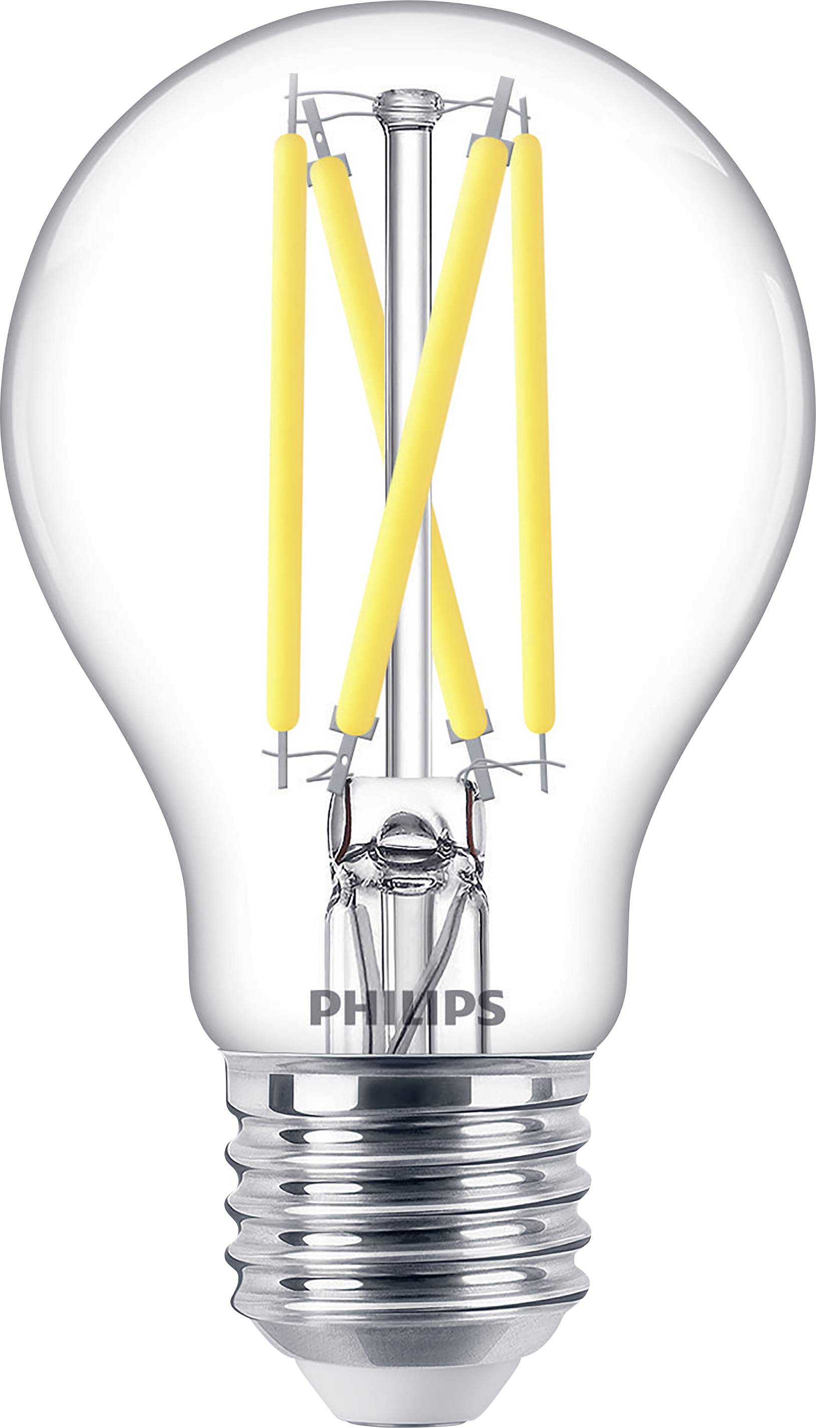 Philips LED 871951432383400 LED (monochrome) EEC D (A - G) E-27 Pear shape 6 W = 60 W Warm white (Ø x L) 60 mm x 104 mm 1 pc(s)