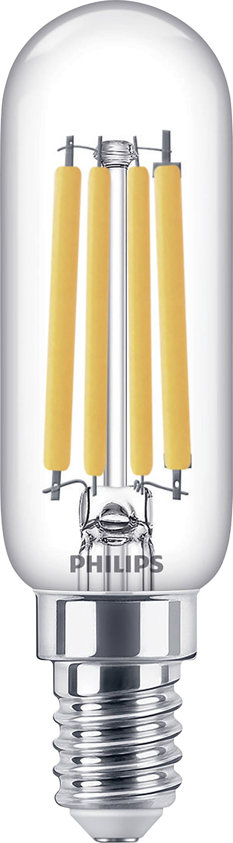 Philips LED 871951436146100 LED (monochrome) EEC E (A - G) E14 Rod shape 6.5 W = 60 W Warm white (Ø x L) 25 mm x 90 mm 1 pc(s)