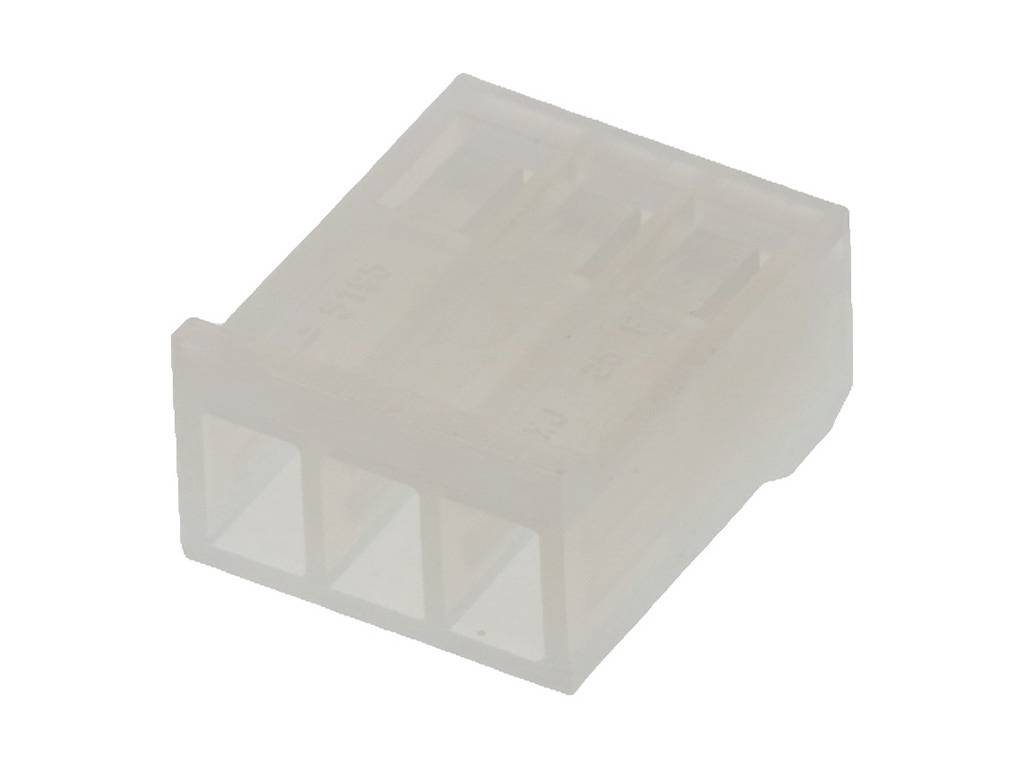 Molex Pin housing cable Total number of pins 3 Contact spacing: 3.96 mm 09501031 Bag