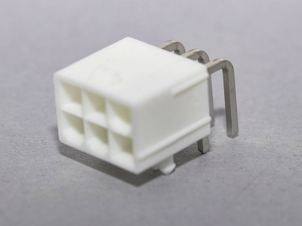 Molex Built-in SIL socket (standard) Total number of pins 6 Contact spacing: 4.2 mm 39300060 Bag
