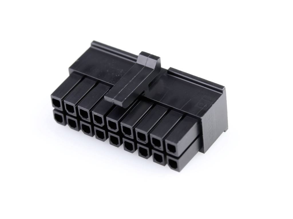 Molex Socket housing cable Total number of pins 18 Contact spacing: 3 mm 430251800 Bag