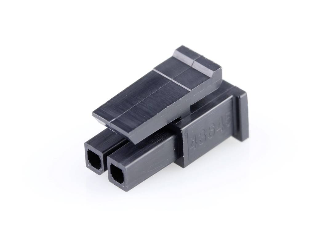 Molex Socket housing cable Total number of pins 2 Contact spacing: 3 mm 436450210 Bag