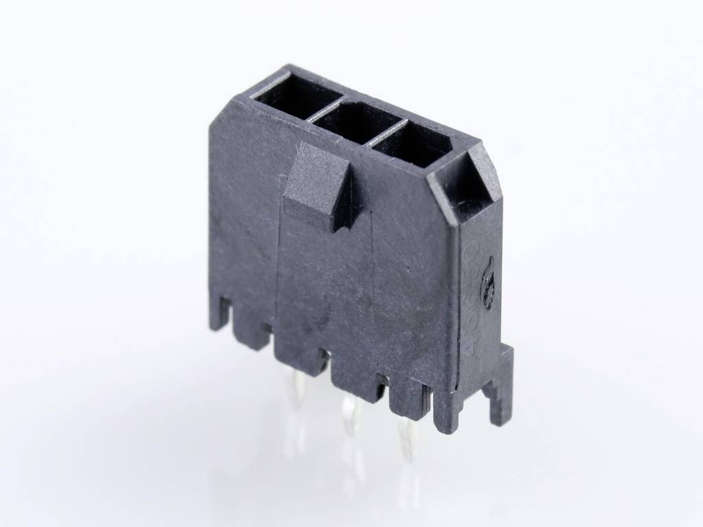 Molex Built-in pin strip (standard) Total number of pins 3 Contact spacing: 3 mm 436500315 Tray