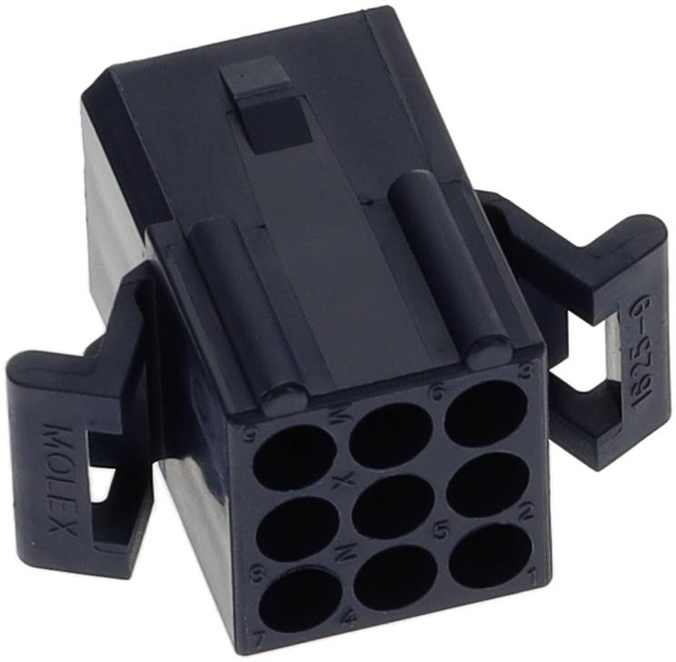 Molex Socket housing cable Total number of pins 9 Contact spacing: 3.68 mm 50362281 Bag
