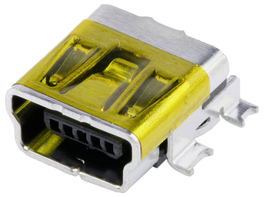 USB-On-the-GO Socket Right-angled 675031020-500 Molex Content: 500 pc(s)