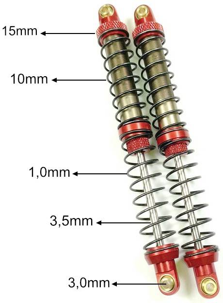 Absima 2330024 Spare part Shock absorber