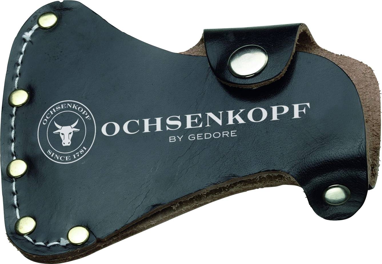 Leather protective cover with logo and text 'OCHSENKOPF BY GEDORE'. Serves as protection for tool blades.