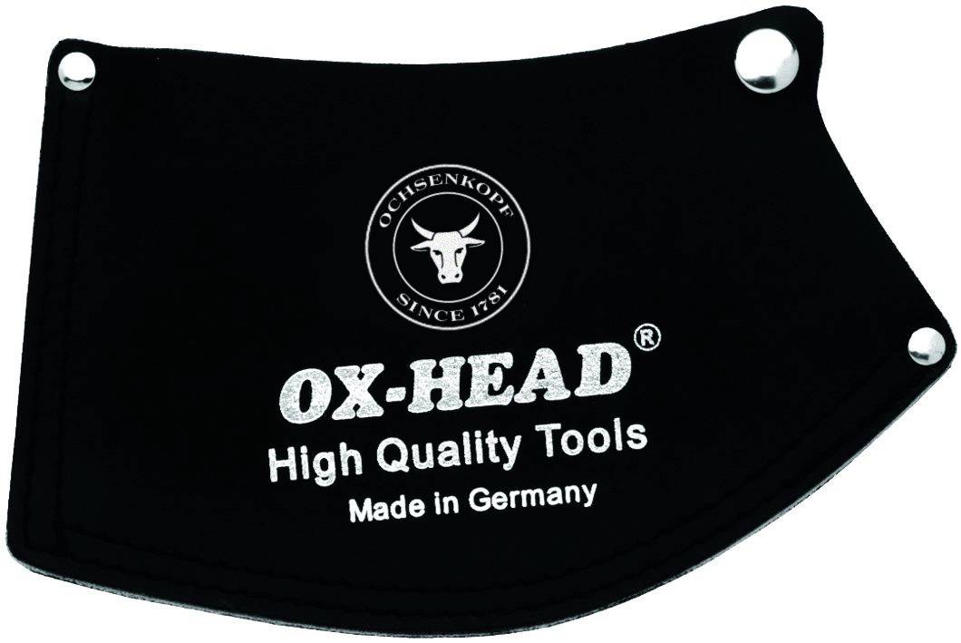 Black protective cover with the inscription 'OX-HEAD High Quality Tools Made in Germany' and a bull's head logo.