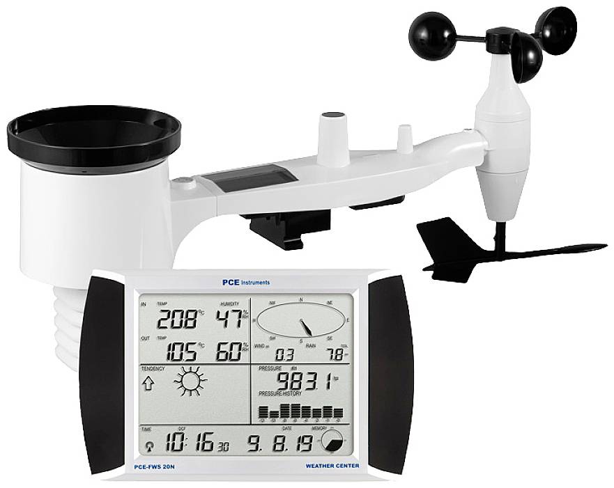 PCE Instruments PCE-FWS 20N PCE-FWS 20N Wireless digital weather station