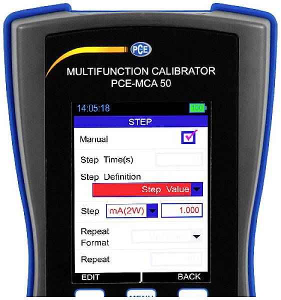 PCE Instruments PCE-MCA 50 Calibrator