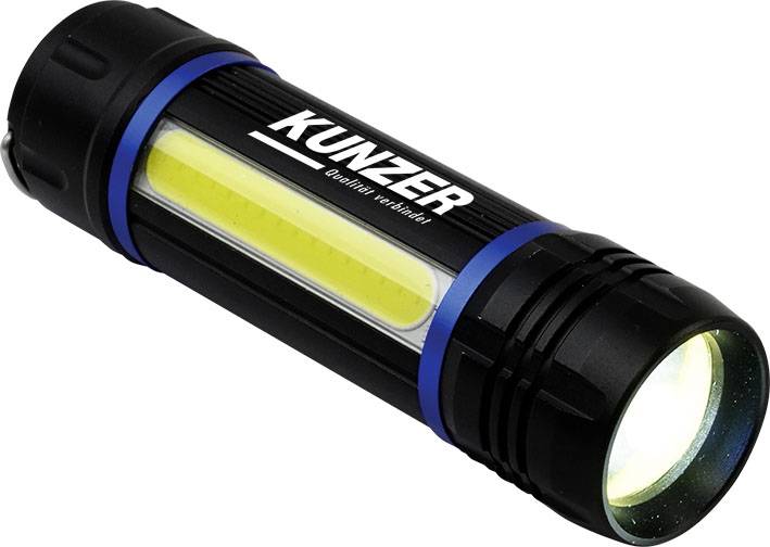 Kunzer 7TLR01 LED torch battery-powered 100 lm, 150 lm