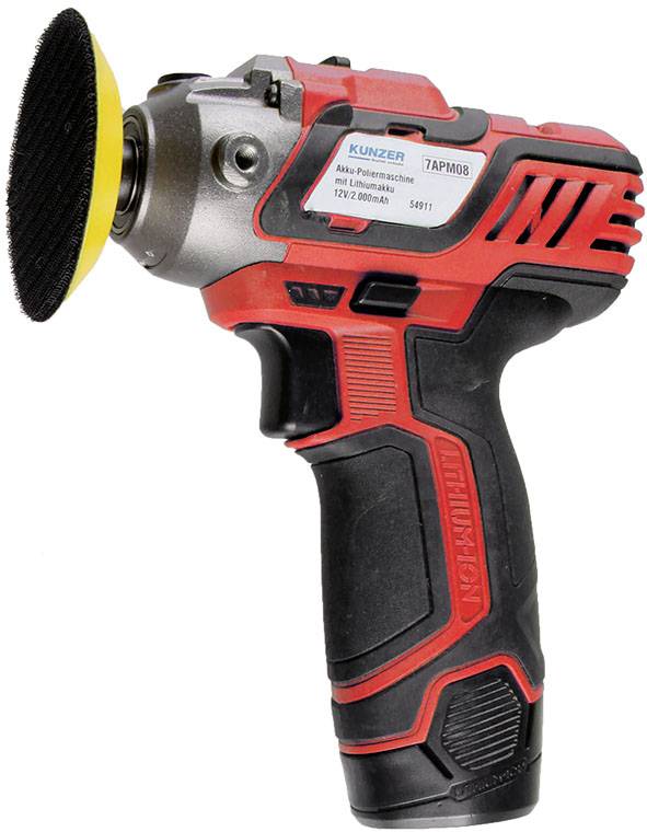 Kunzer 7APM08 Cordless polisher 12 V 2800 - 8000 U/min 75 mm