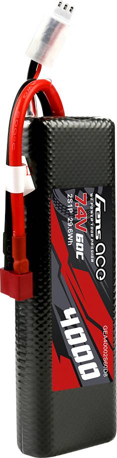 Gens ace Scale model battery pack (LiPo) 7.4 V 4000 mAh Hard case T connectors