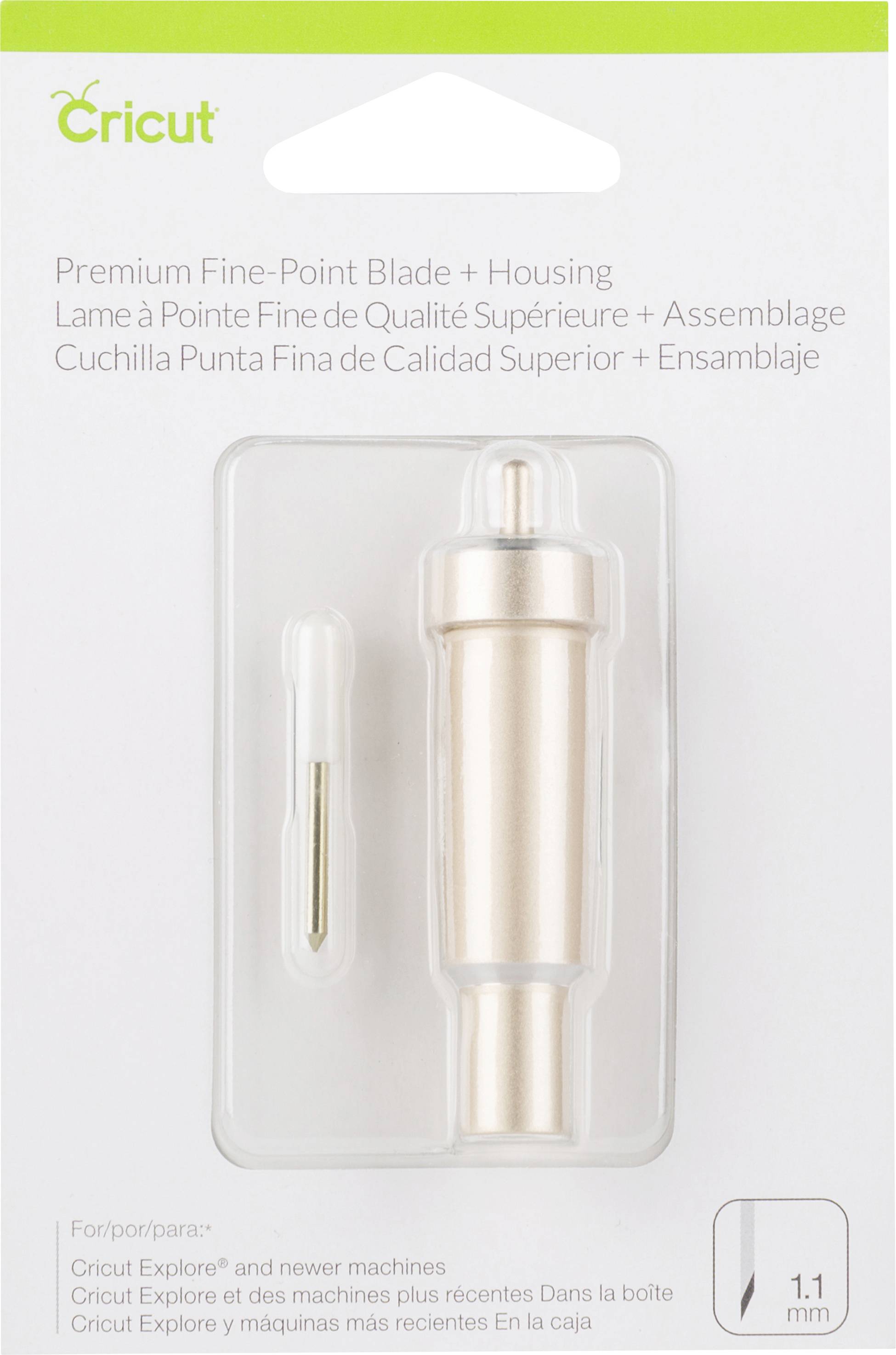 Cricut Replacement Blade and Housing for Cutting Machines. Contains Fine Tip Blade and Housing. Compatible with Cricut Explore and Maker.