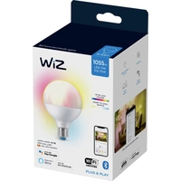 WiZ 08720169072275 LED (monochrome) EEC F (A - G) E-27 Globe shape 11 W = 75 W Warm white to cool white (Ø x H) 95 mm x 139 mm WiZ 08720169072275 LED (monochrome) EEC F (A - G) E-27 Globe shape 11 W = 75 W Warm white to cool white (Ø x H) 95 mm x 139 mm