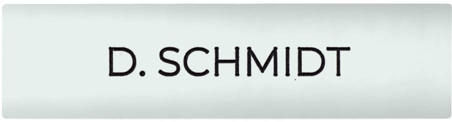 DoorBird 423863064 Door intercom accessories Name badge