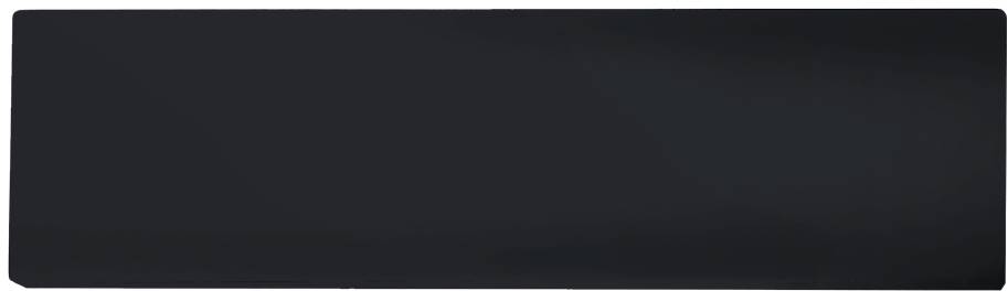 Black rectangular area.
