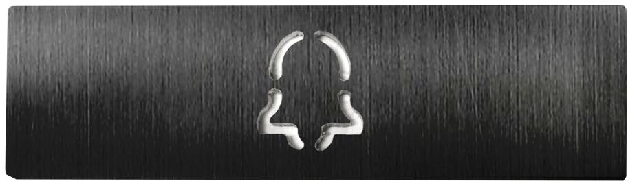 DoorBird 423862883 Door intercom accessories Name badge