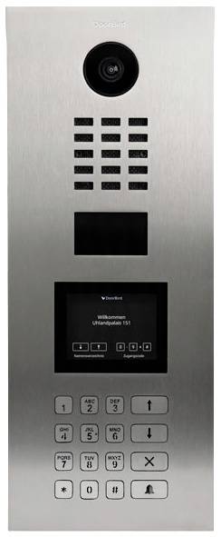 DoorBird D21DKV IP video door intercom LAN Outdoor panel V4A stainless steel (brushed)
