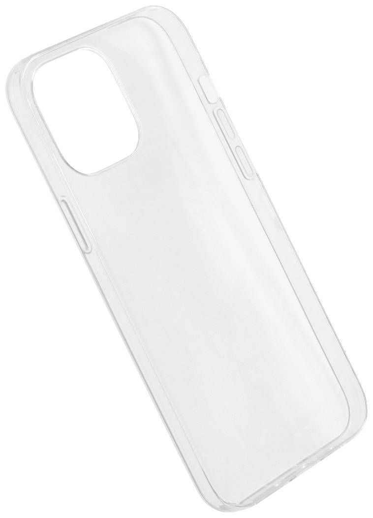 Transparent mobile phone case, simple and clear design, suitable for a smartphone.