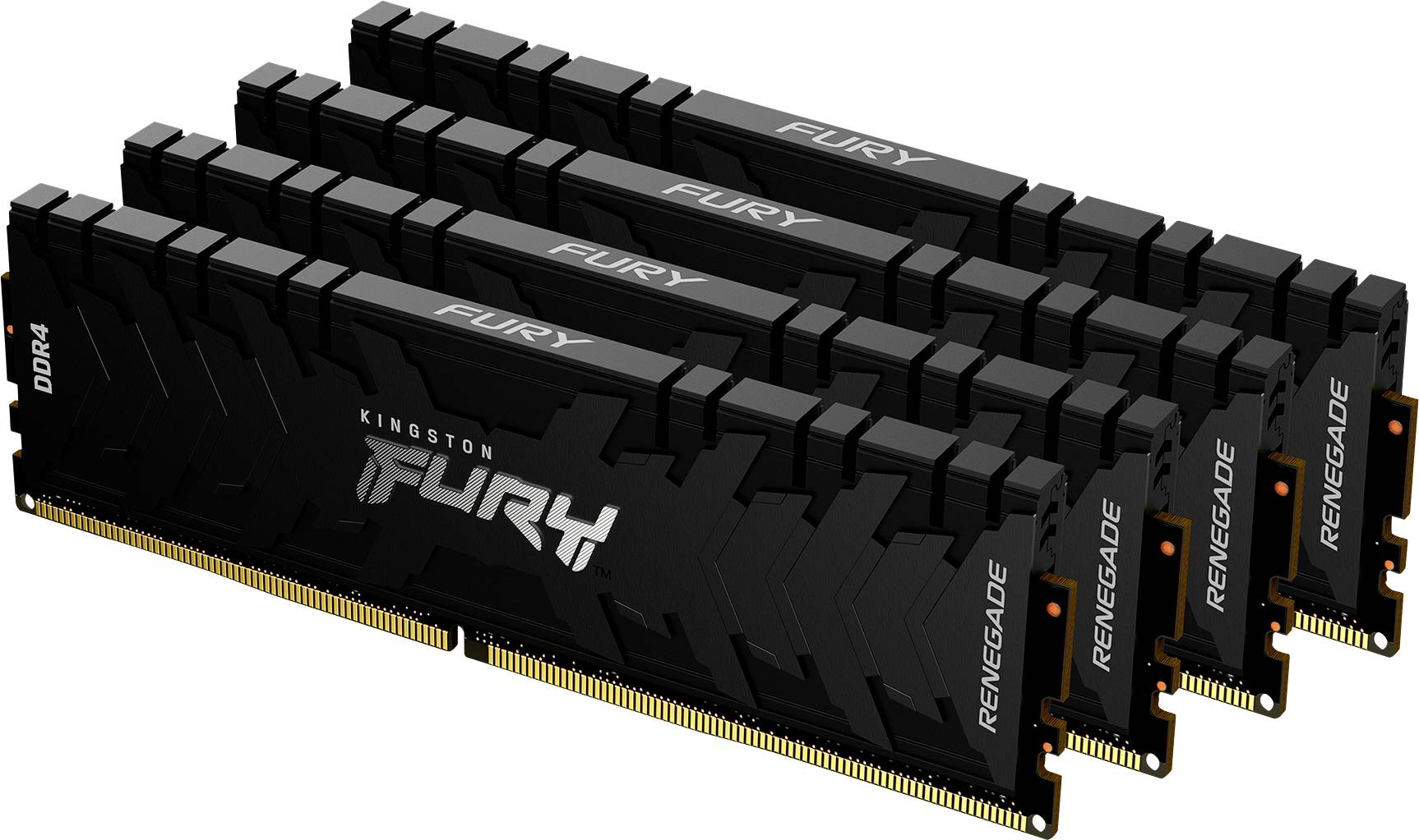 Kingston FURY Renegade PC RAM kit DDR4 64 GB 4 x 16 GB 3200 MHz 288-pin DIMM CL16 KF432C16RB1K4/64