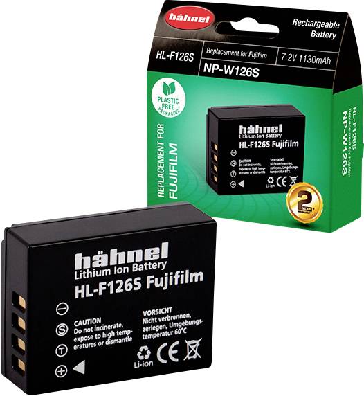 Hähnel Fototechnik HL-F126S Camera battery replaces original battery (camera) NP-F126S 7.2 V 1130 mAh