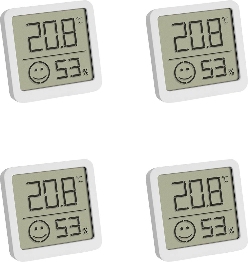 TFA Dostmann 4-pack Thermo-hygrometer White 30.5053.02.04