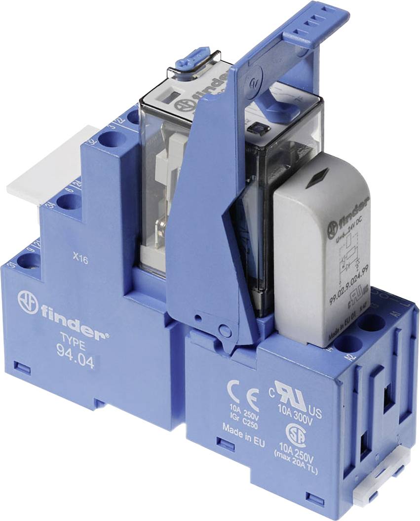 Finder 58.34.9.024.0900 Crossbar switch 24 V DC 7 A 4 change-overs 1 pc(s)