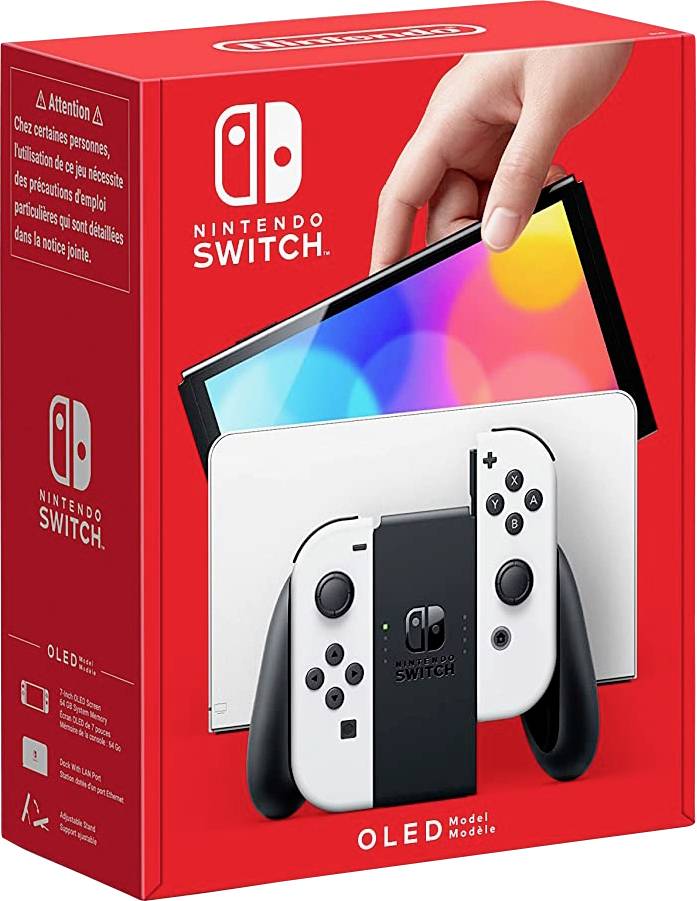 Nintendo Switch OLED console 64 GB White